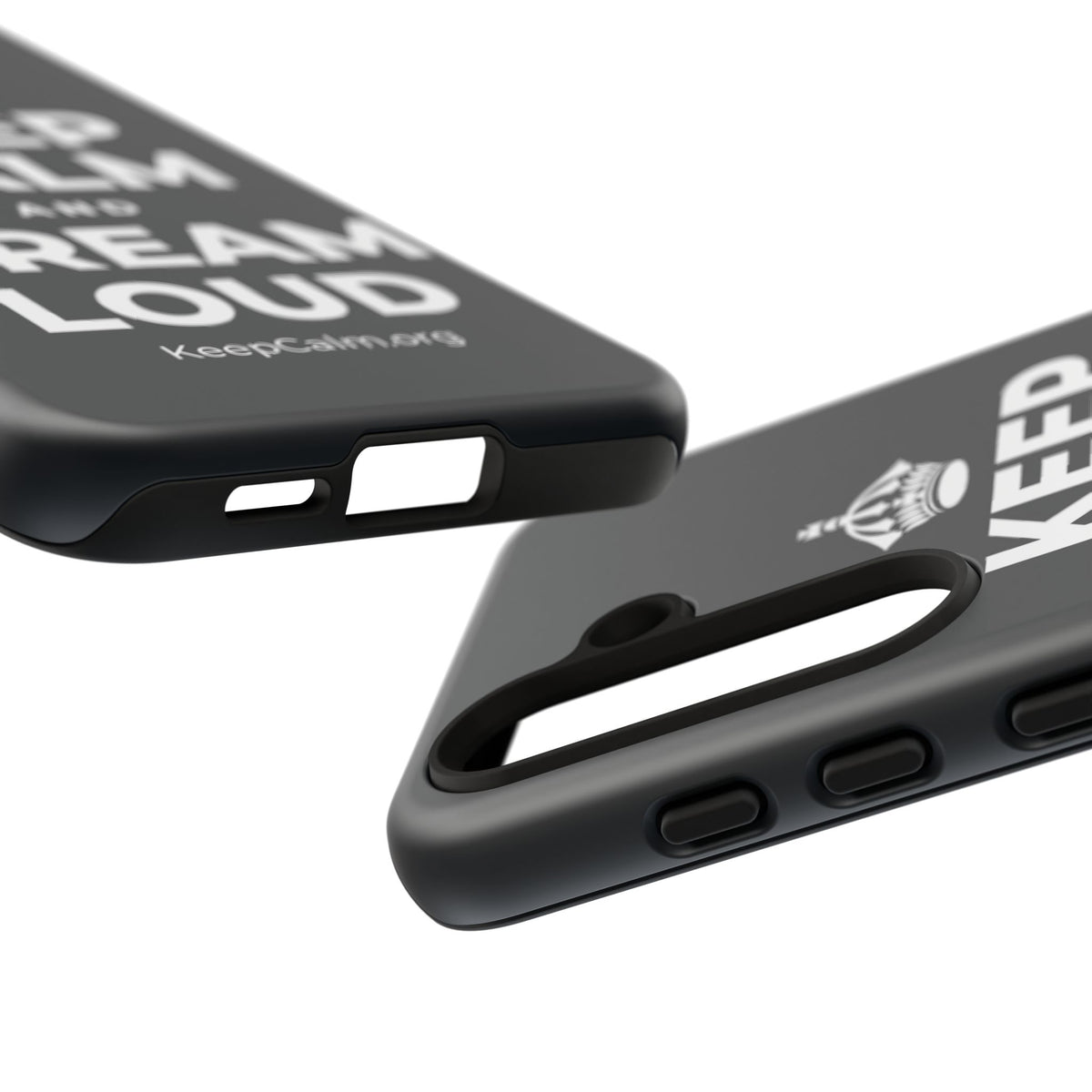 KEEP CALM AND DREAM LOUD Phone Case (Dark)