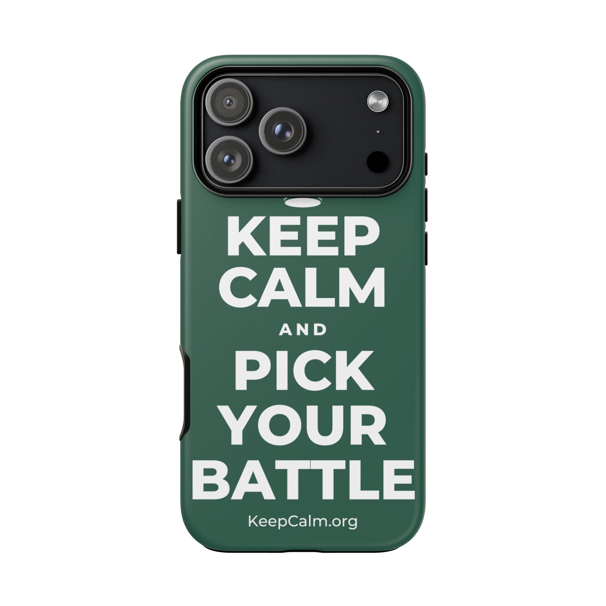 KEEP CALM AND PICK YOUR BATTLE Phone Case