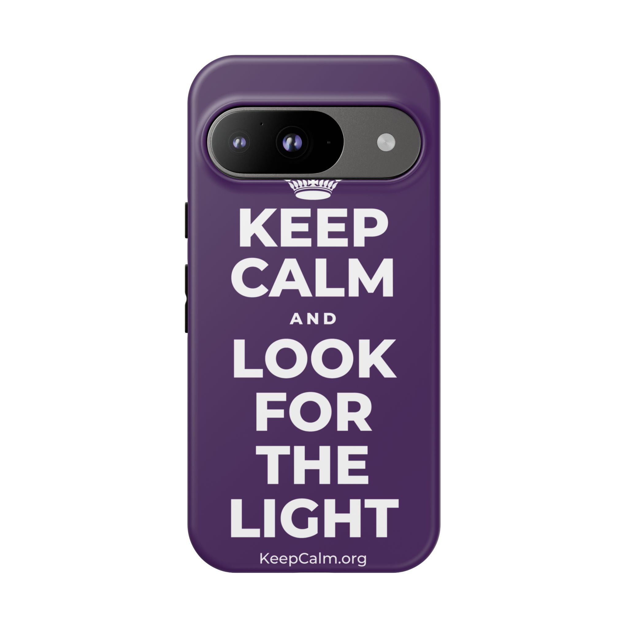 KEEP CALM AND LOOK FOR THE LIGHT Phone Case