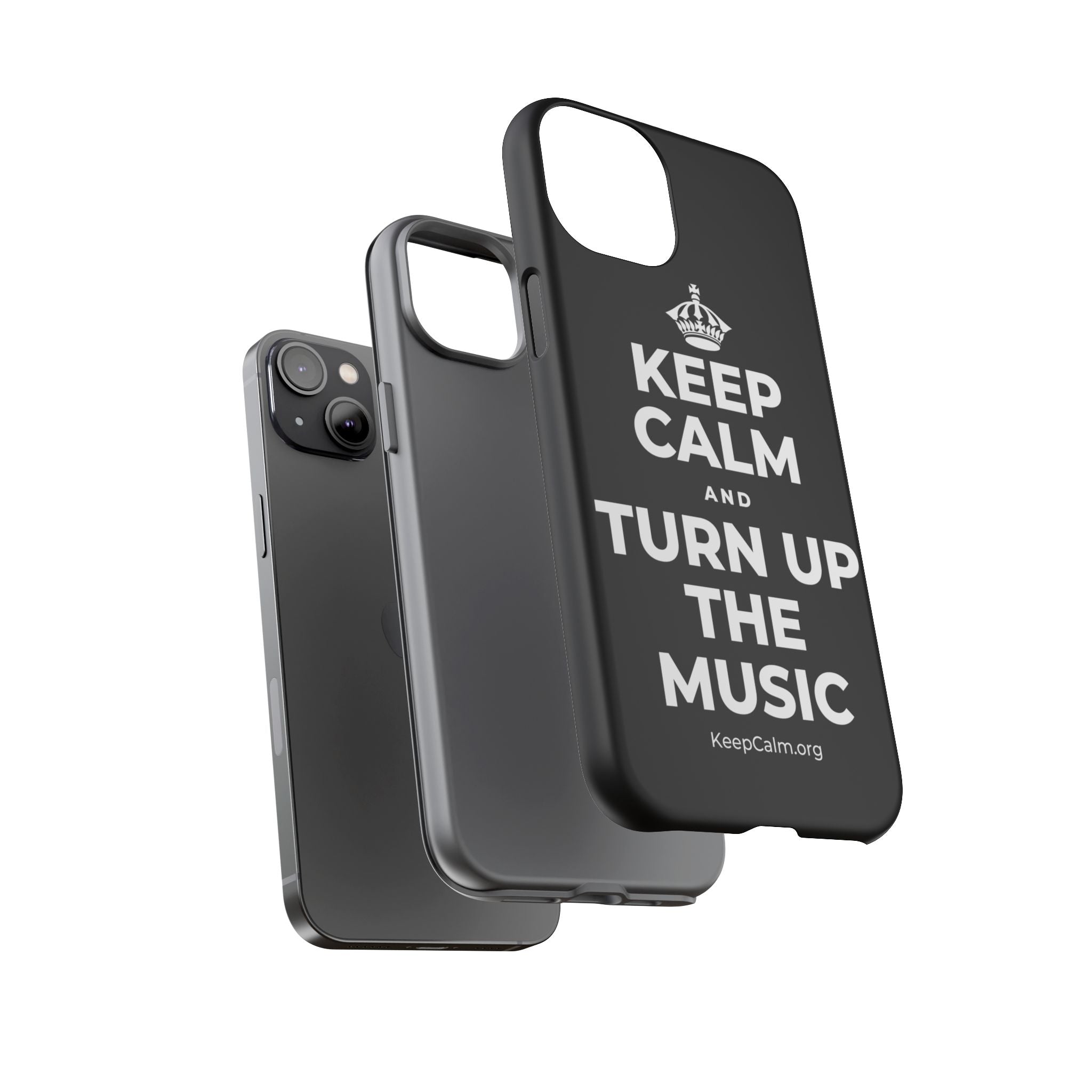 KEEP CALM AND TURN UP THE MUSIC Phone Case