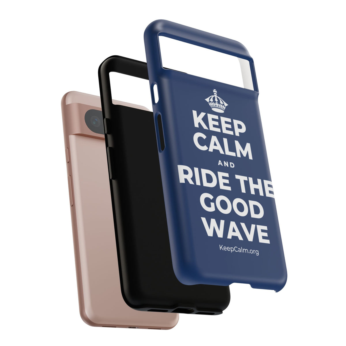 KEEP CALM AND RIDE THE GOOD WAVE Phone Case