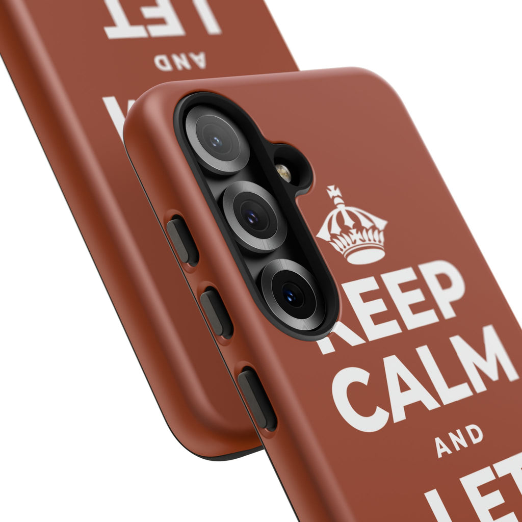 KEEP CALM AND LET PEOPLE HELP Phone Case