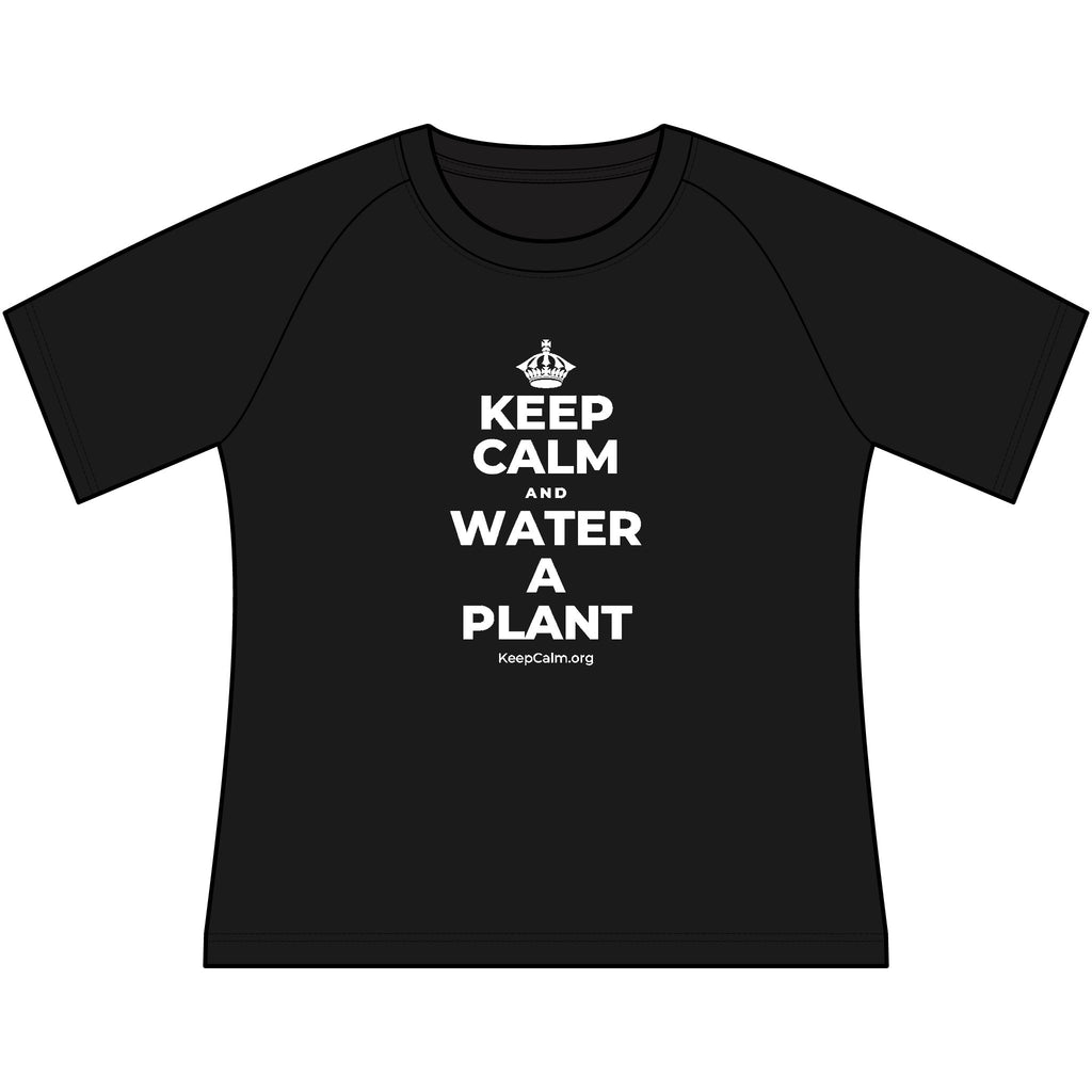KEEP CALM AND WATER A PLANT Women's Raglan Tee