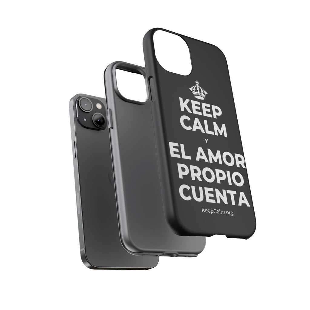 KEEP CALM Y EL AMOR PROPIO CUENTA Phone Case
