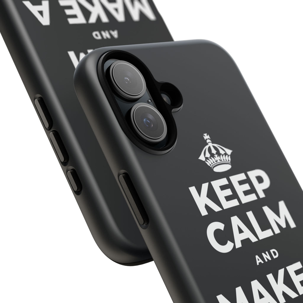 KEEP CALM AND MAKE A HAPPY MEMORY Phone Case (Dark)