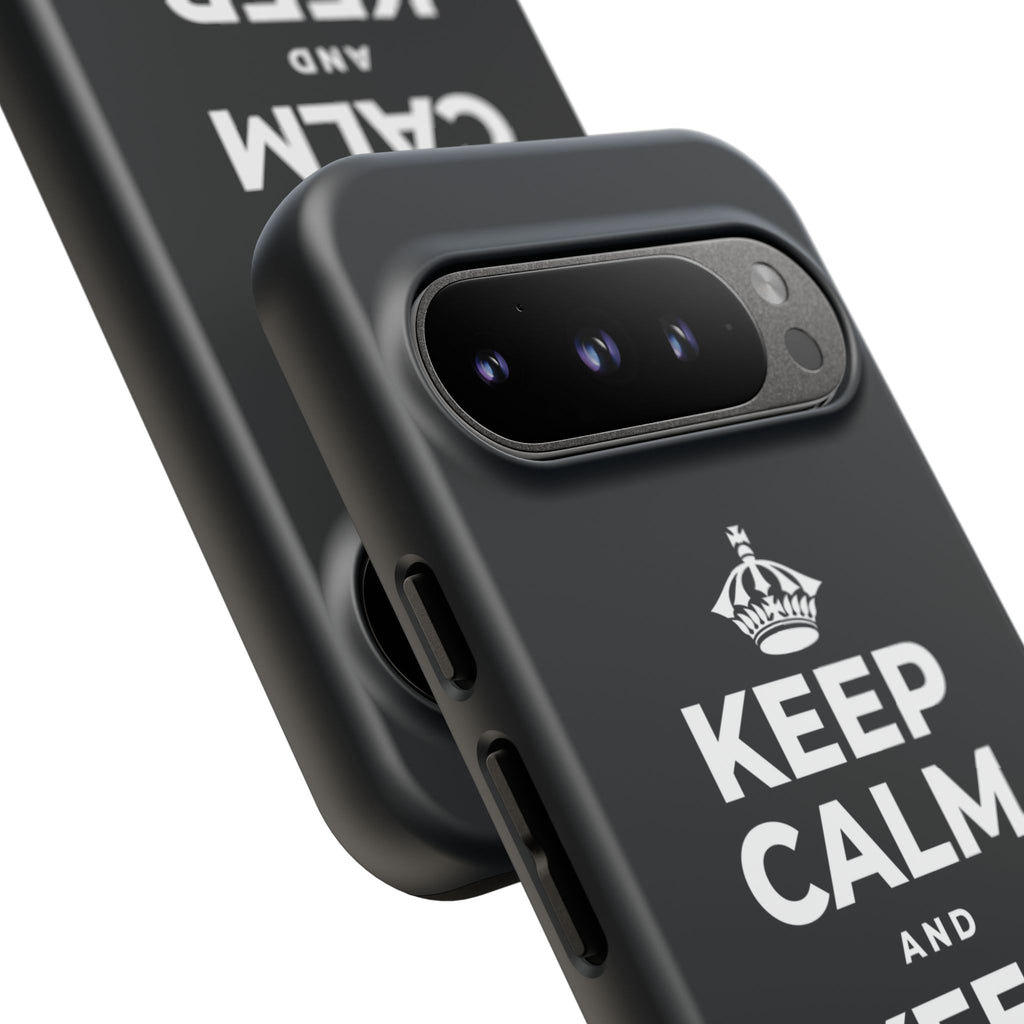KEEP CALM AND KEEP DREAMING Phone Case (Dark)