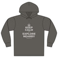 KEEP CALM AND EXPLORE NEARBY Organic Hoodie Tee
