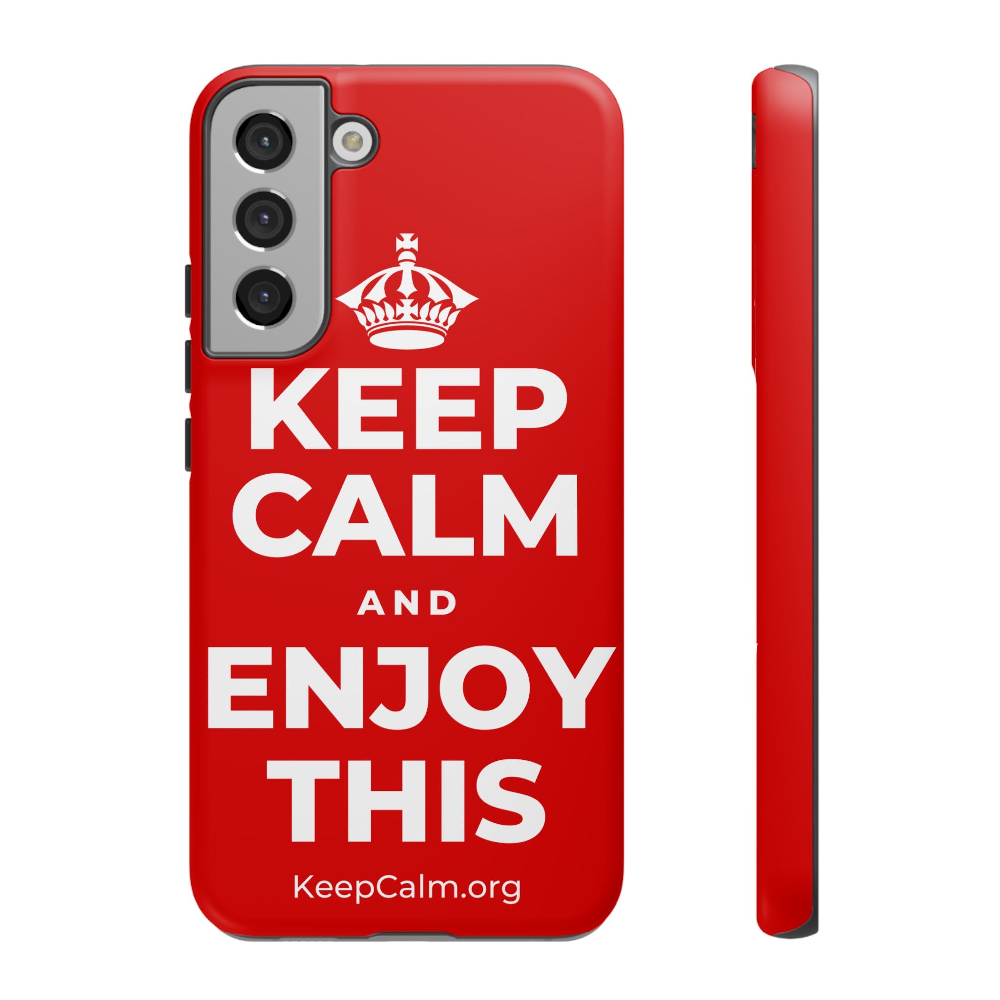 KEEP CALM AND ENJOY THIS Phone Case