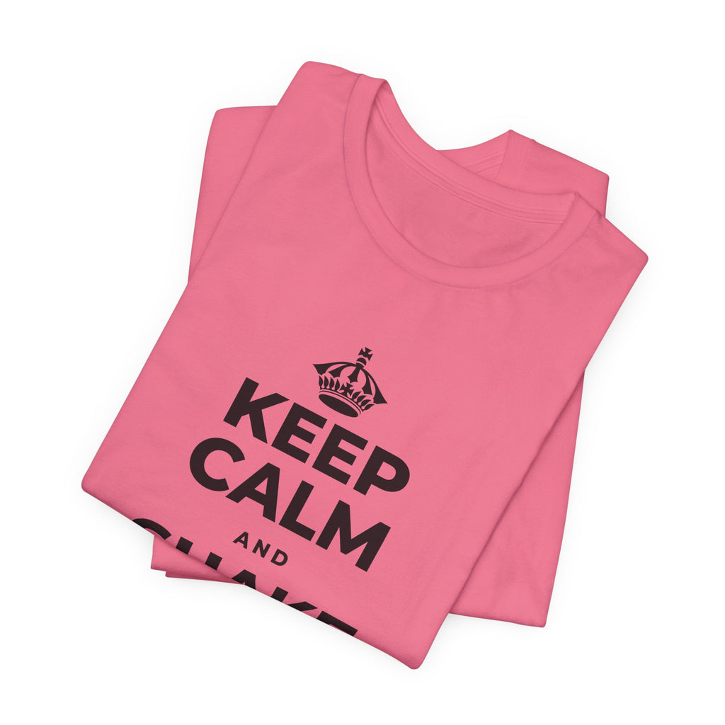KEEP CALM AND SHAKE OFF THE WINTER T-Shirt (Military Green–Autumn)