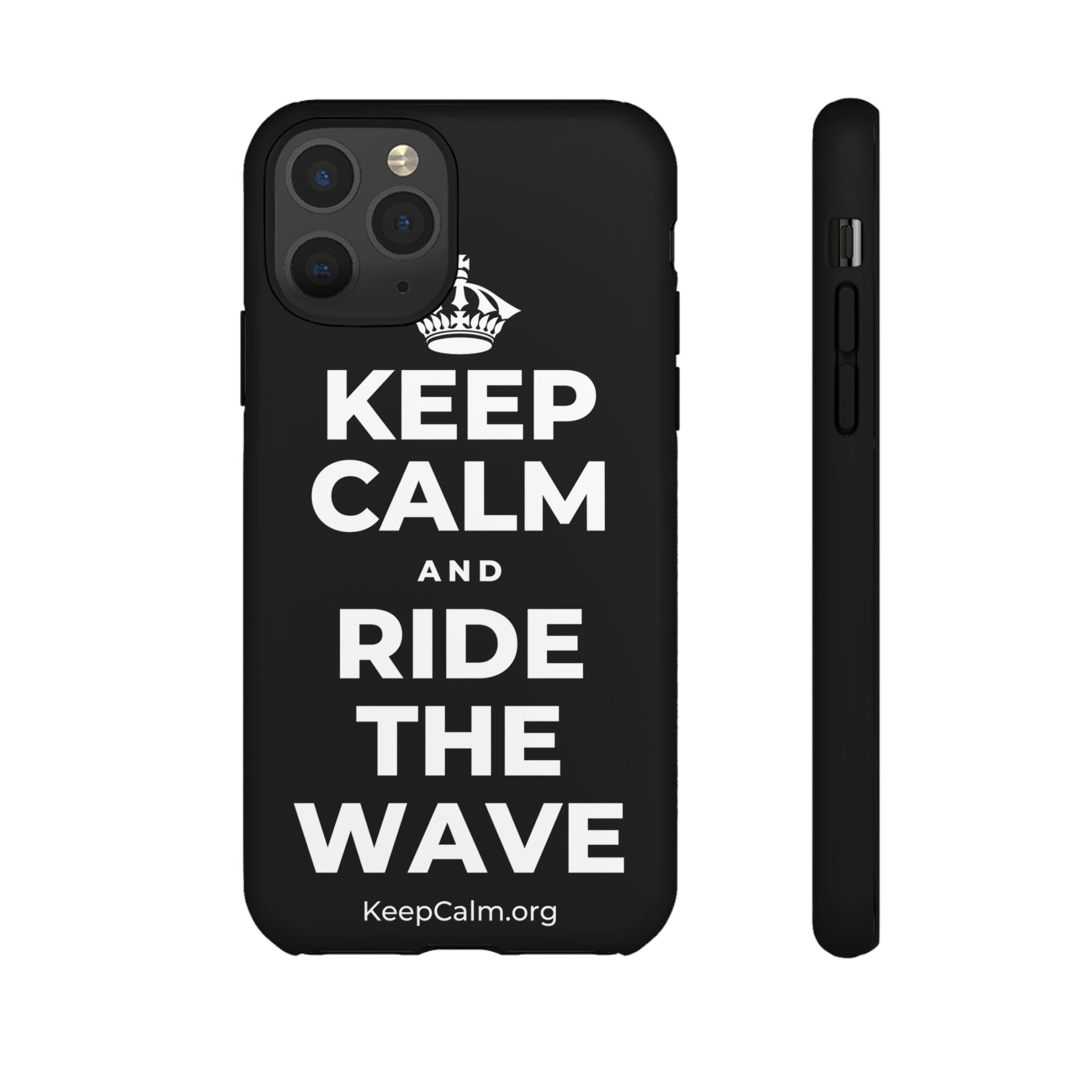 KEEP CALM AND RIDE THE WAVE Phone Case