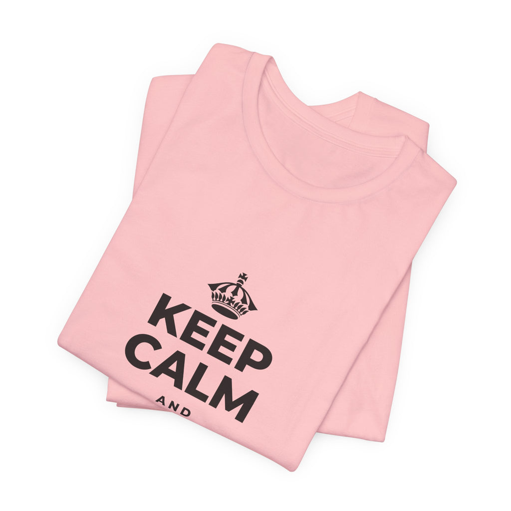 KEEP CALM AND MAKE MEMORIES T-Shirt (White–Asphalt)
