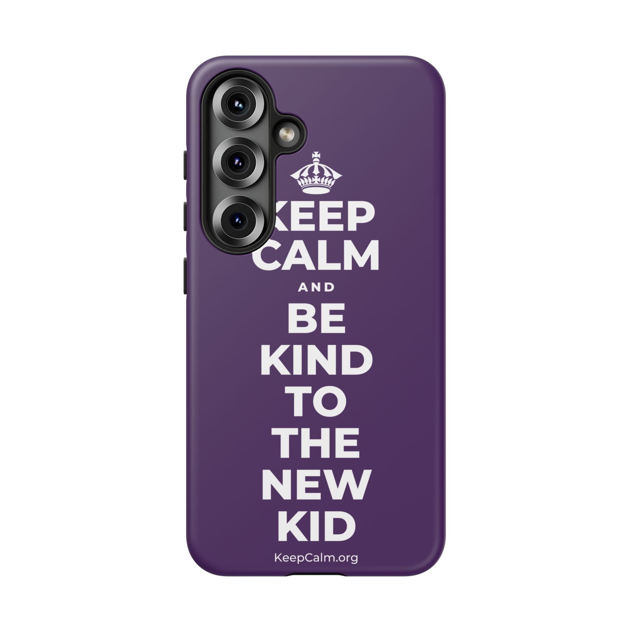 KEEP CALM AND BE KIND TO THE NEW KID Phone Case