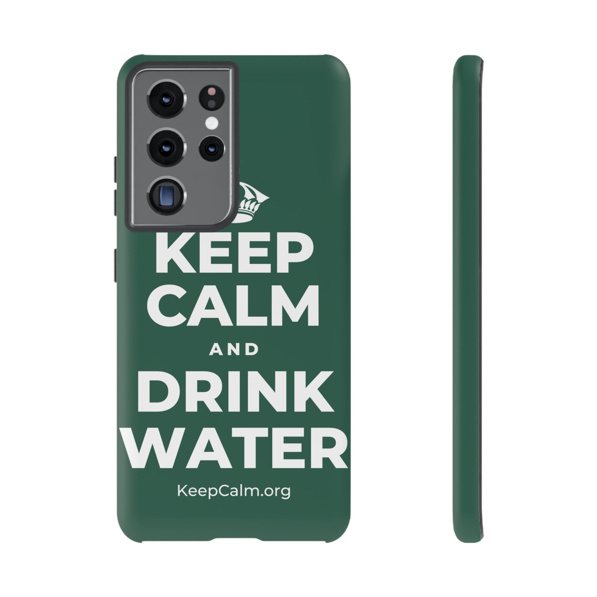 KEEP CALM AND DRINK WATER Phone Case