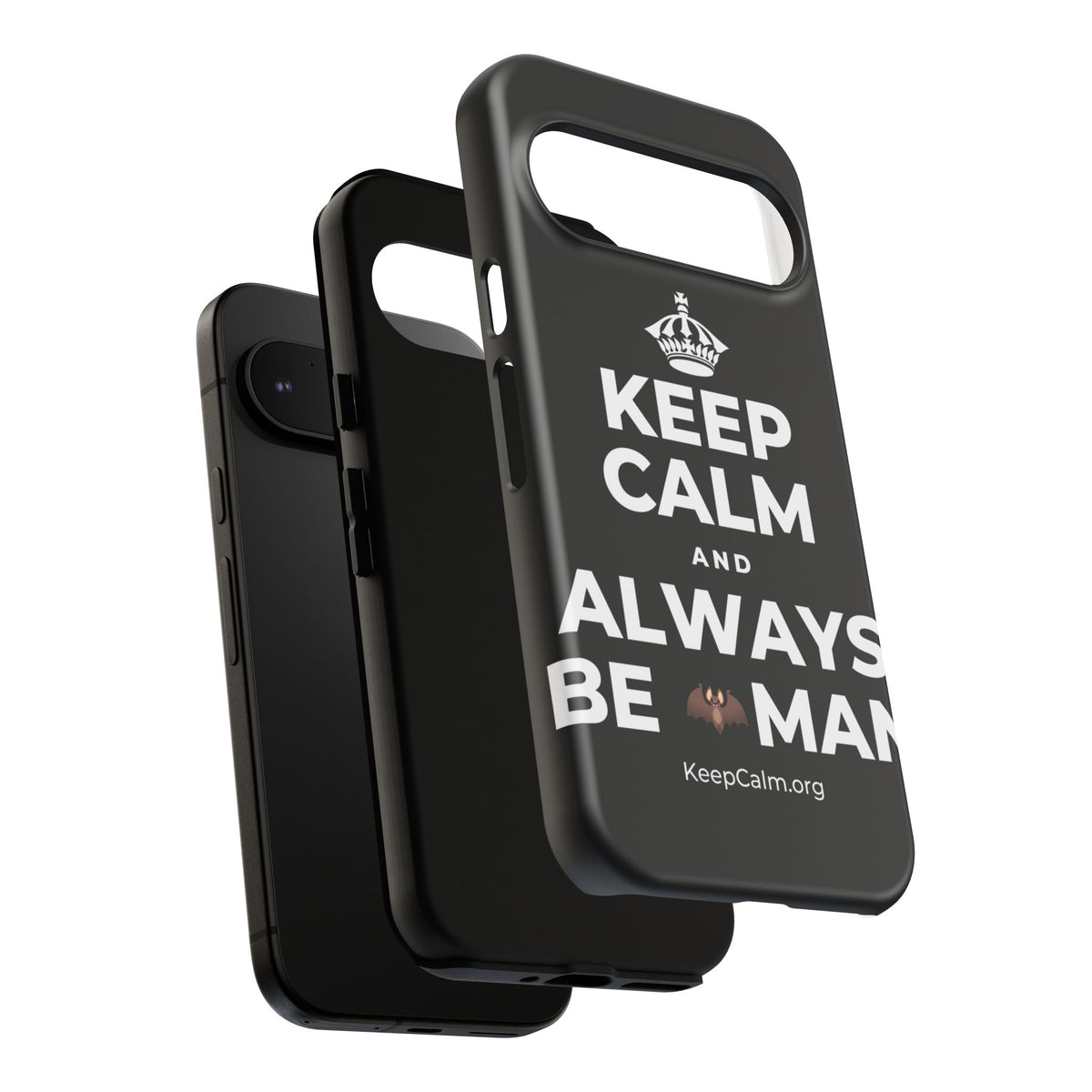 KEEP CALM AND ALWAYS BE 🦇MAN Phone Case