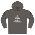 KEEP CALM AND BACK YOURSELF Organic Hoodie Tee