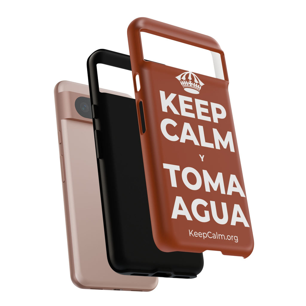 KEEP CALM Y TOMA AGUA Phone Case
