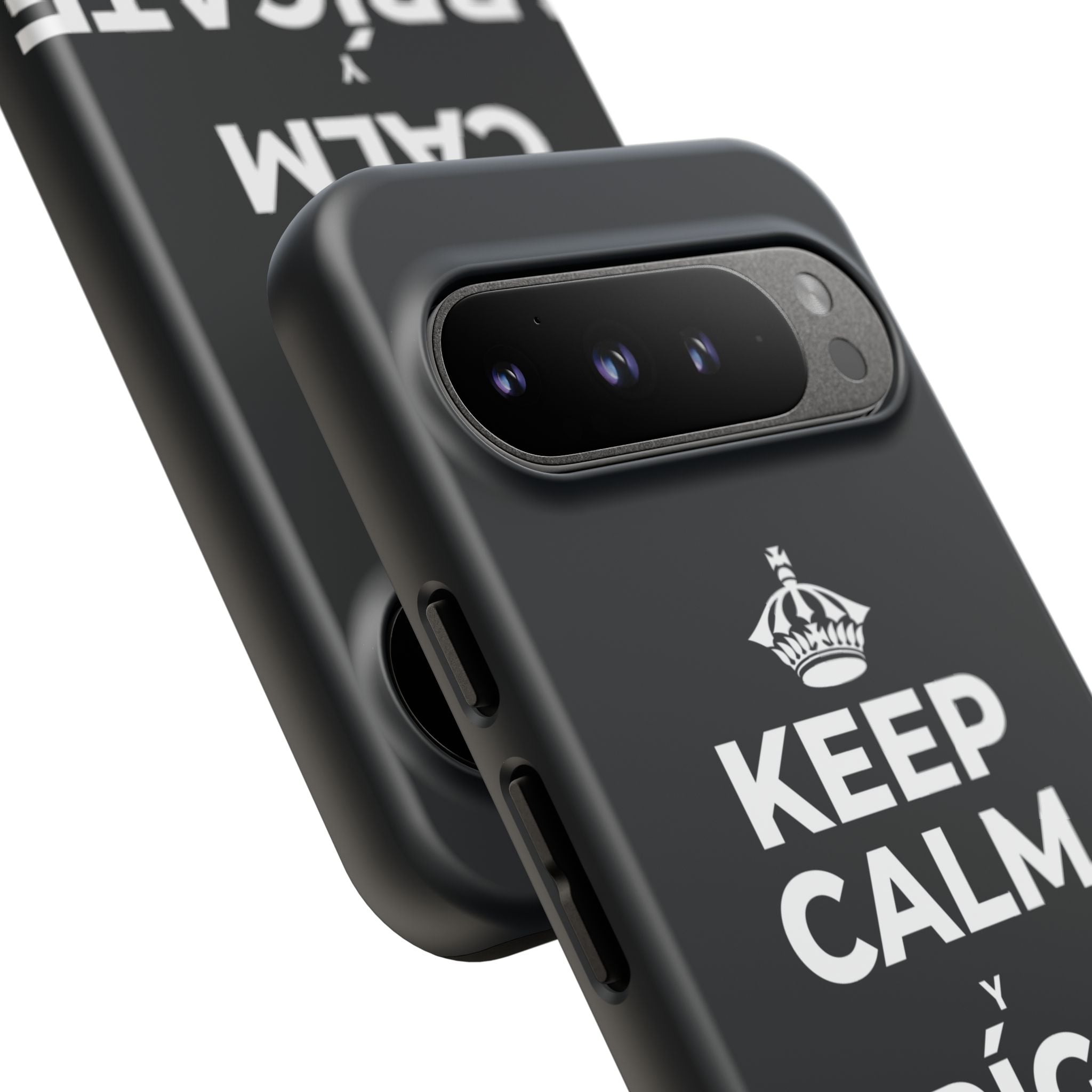 KEEP CALM Y ABRÍGATE BIEN Phone Case (Dark)
