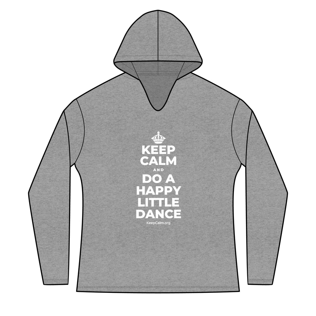 KEEP CALM AND DO A HAPPY LITTLE DANCE Women's Long Sleeve Hoodie