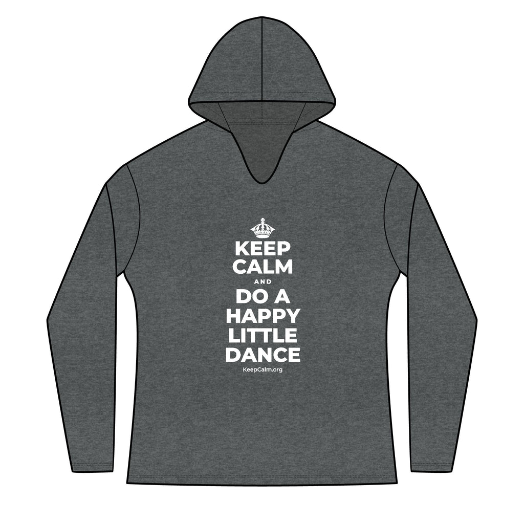 KEEP CALM AND DO A HAPPY LITTLE DANCE Women's Long Sleeve Hoodie