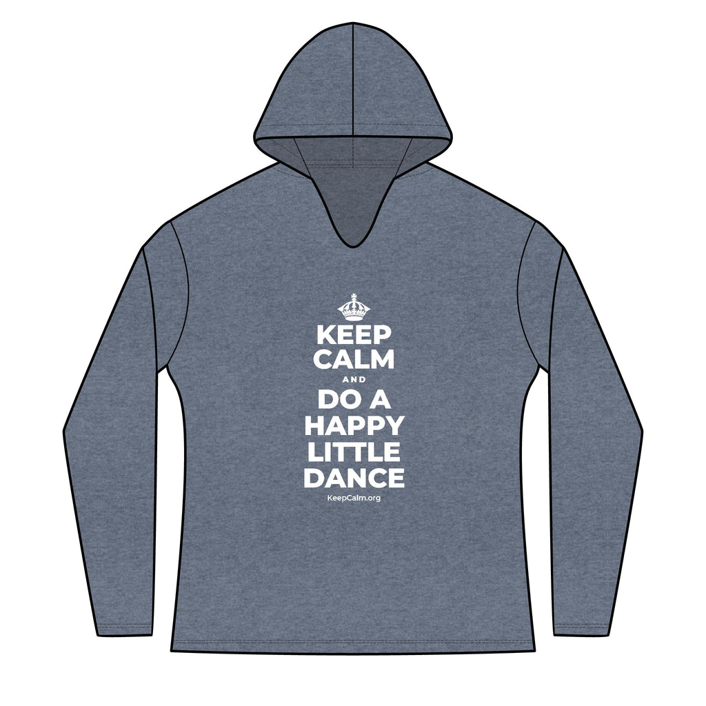 KEEP CALM AND DO A HAPPY LITTLE DANCE Women's Long Sleeve Hoodie