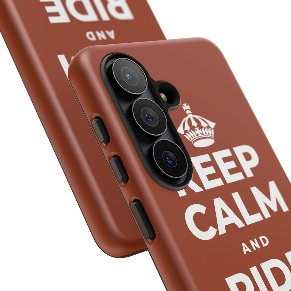 KEEP CALM AND RIDE THE WAVE Phone Case