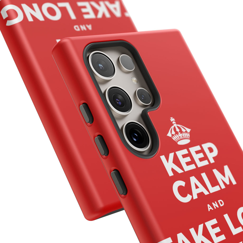 KEEP CALM AND TAKE LONG WALKS ON THE BEACH Phone Case