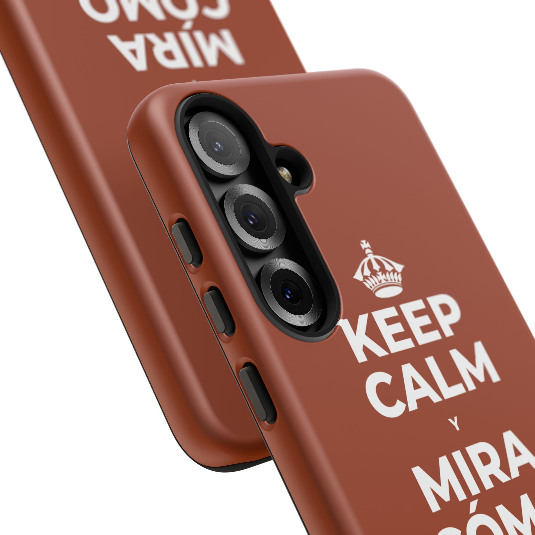 KEEP CALM Y MIRA CÓMO CAMBIAN LAS HOJAS Phone Case