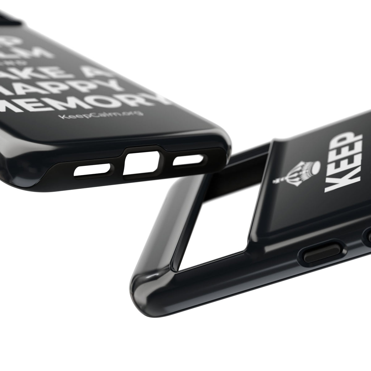 KEEP CALM AND MAKE A HAPPY MEMORY Phone Case (Dark)