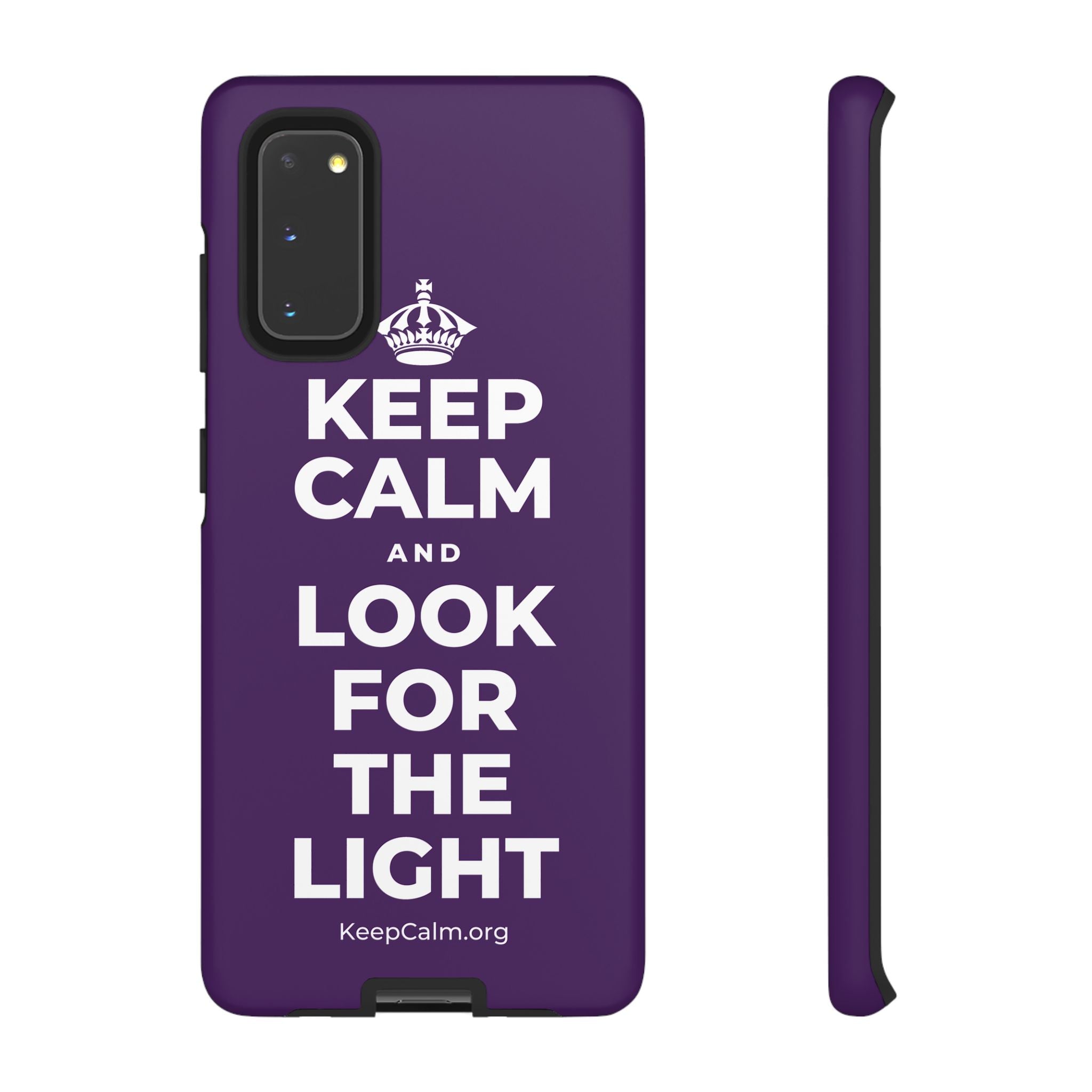 KEEP CALM AND LOOK FOR THE LIGHT Phone Case