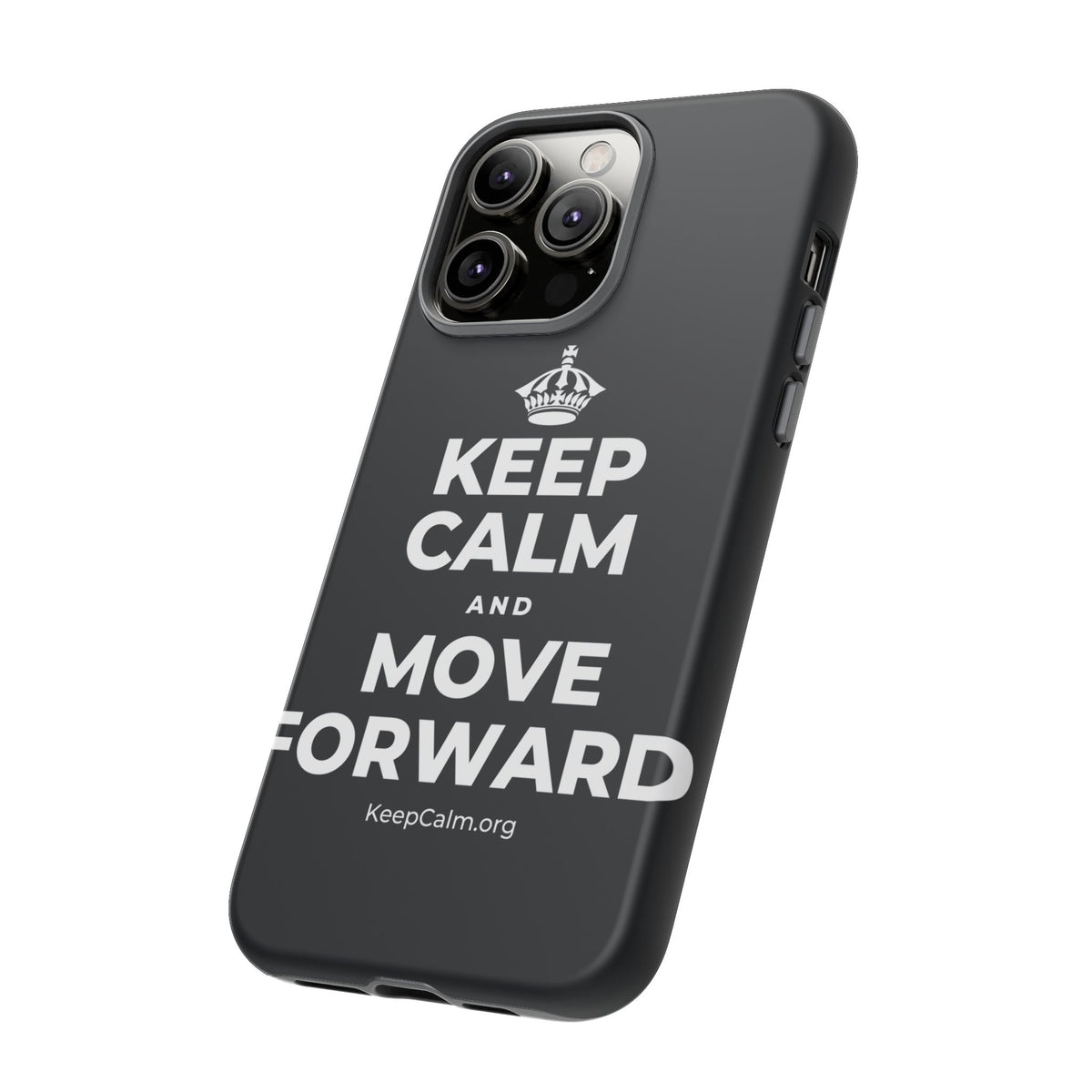 KEEP CALM AND MOVE FORWARD Phone Case (Dark)