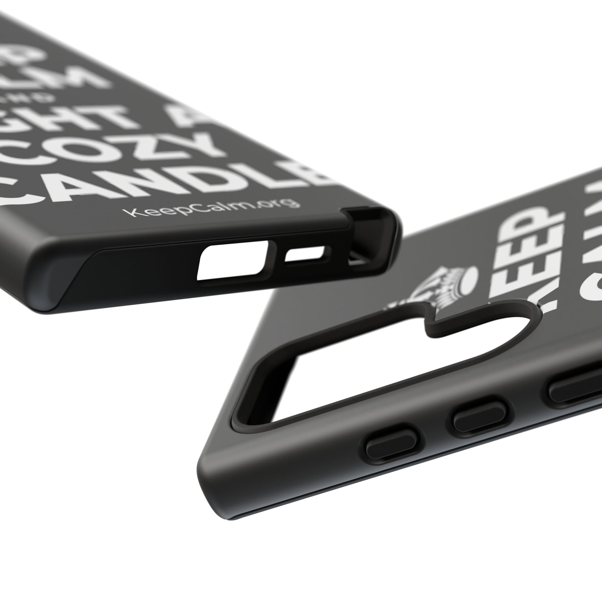 KEEP CALM AND LIGHT A COZY CANDLE Phone Case