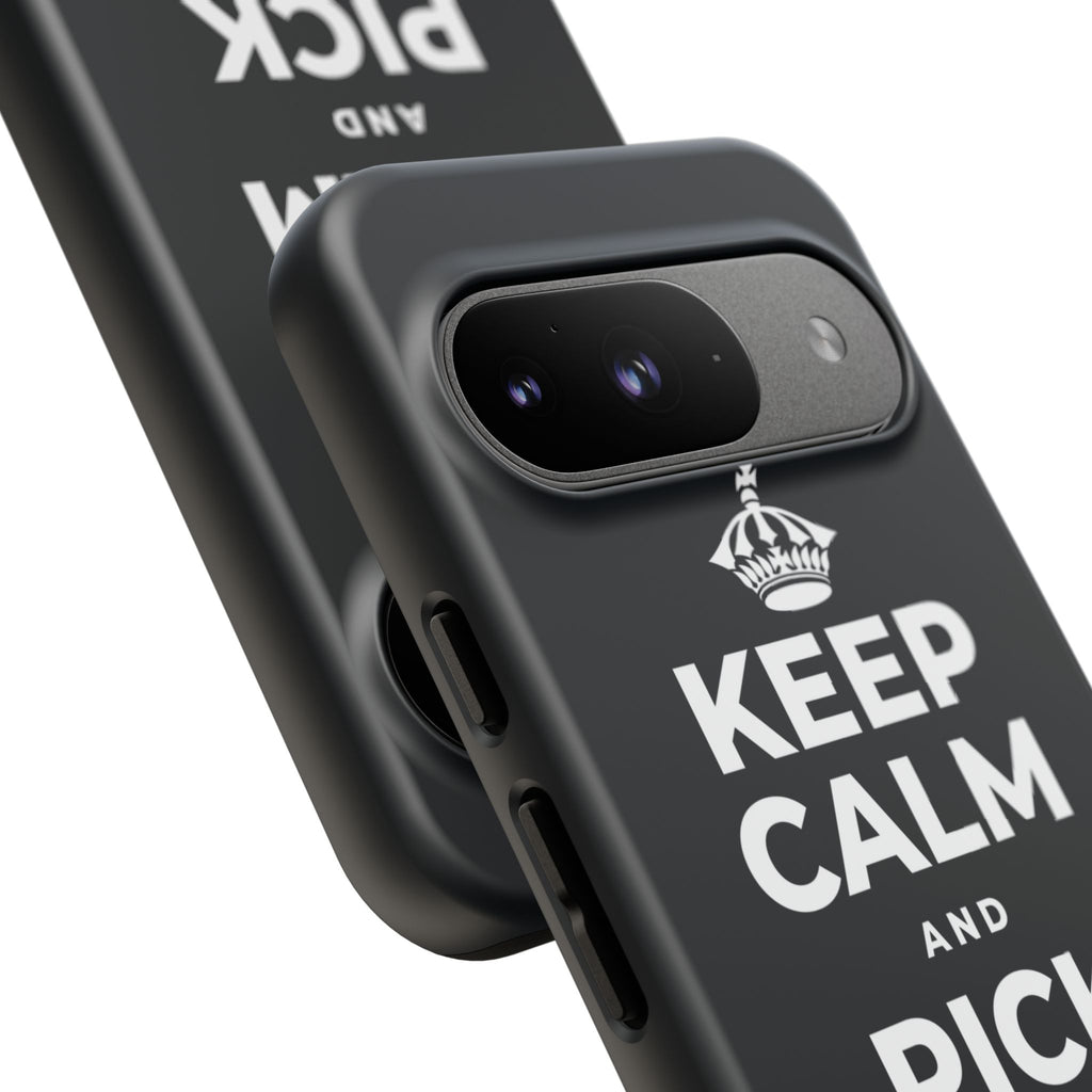 KEEP CALM AND PICK YOUR BATTLE Phone Case (Dark)