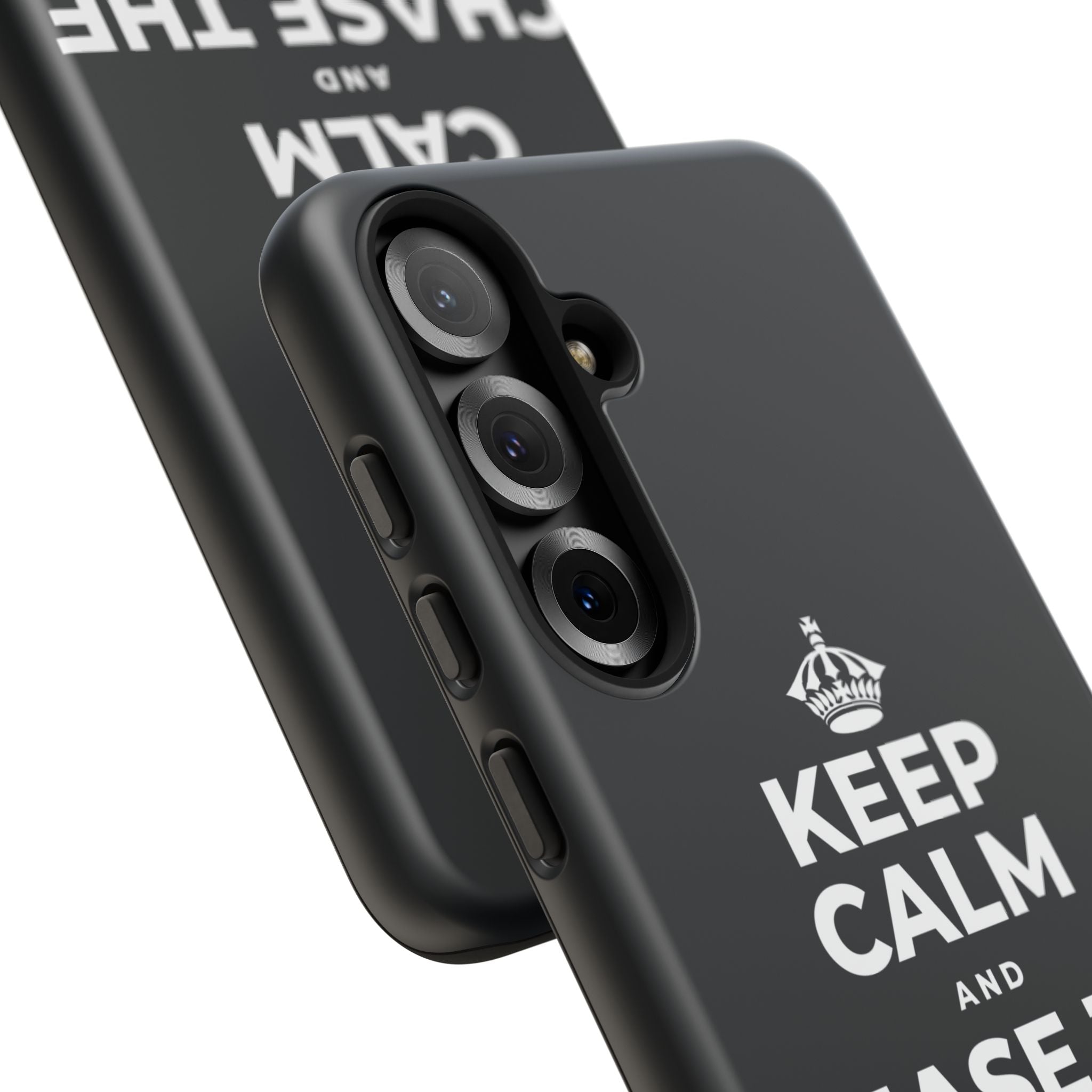 KEEP CALM AND CHASE THE MOONLIGHT Phone Case (Dark)