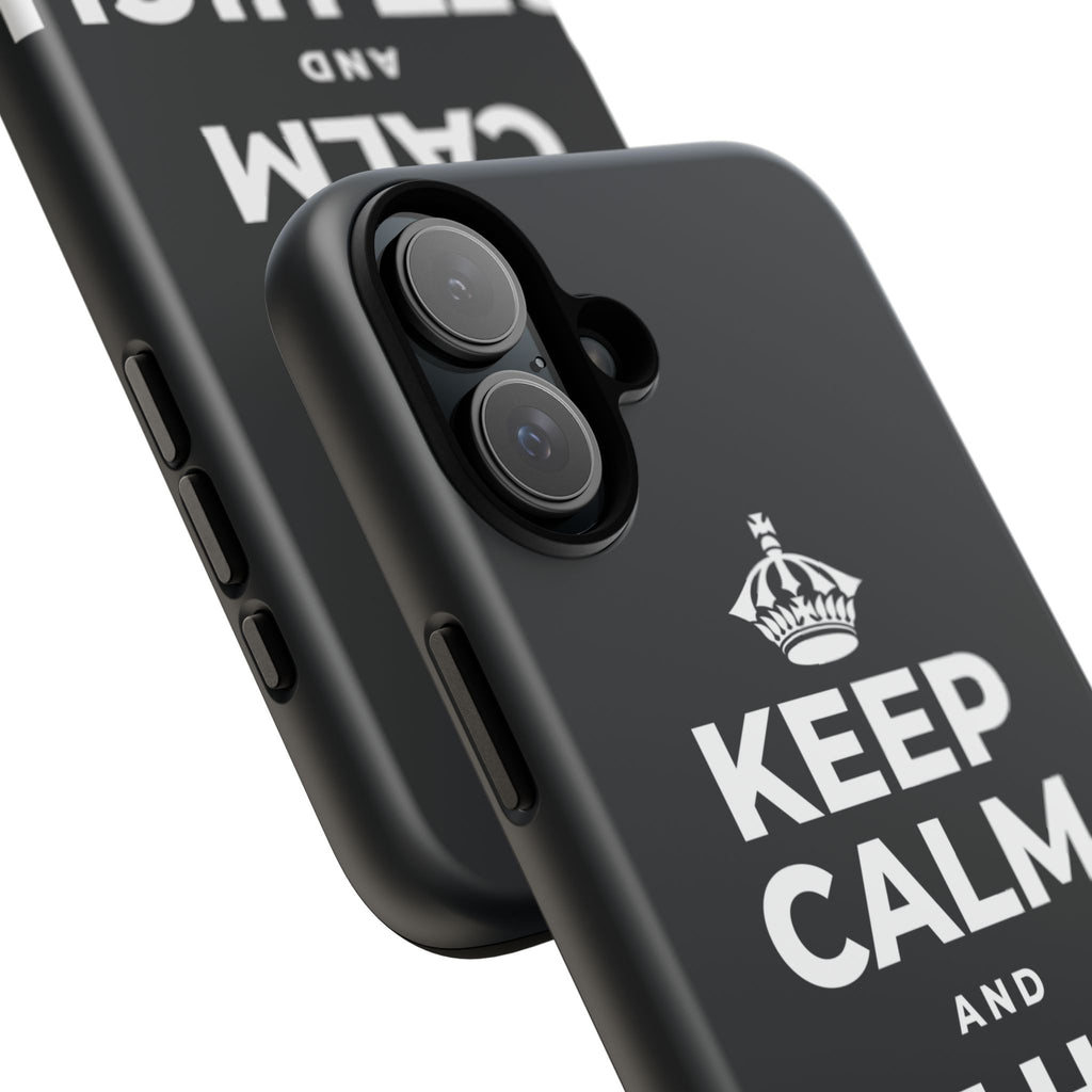KEEP CALM AND GET HIGH ON LIFE Phone Case (Dark)