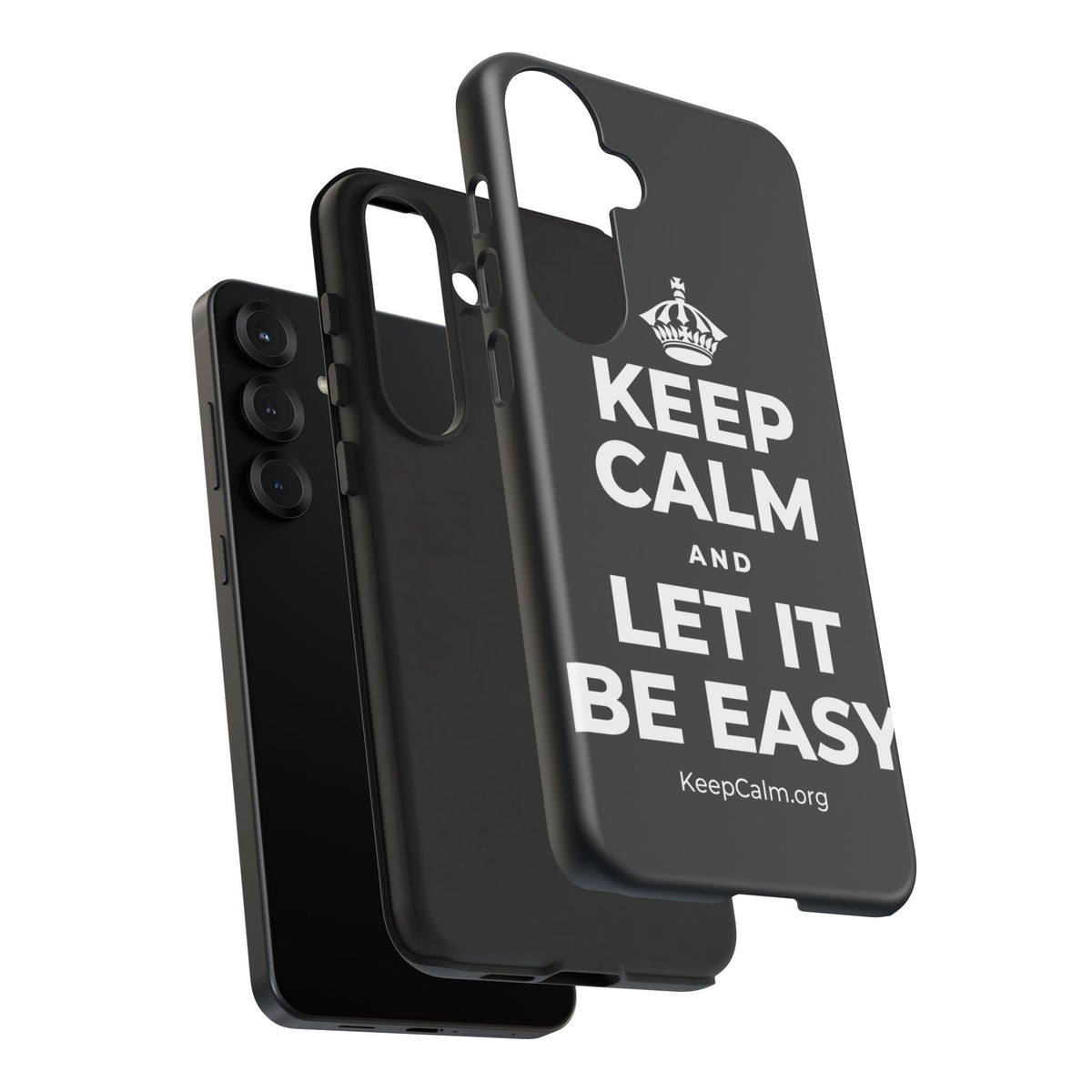 KEEP CALM AND LET IT BE EASY Phone Case (Dark)