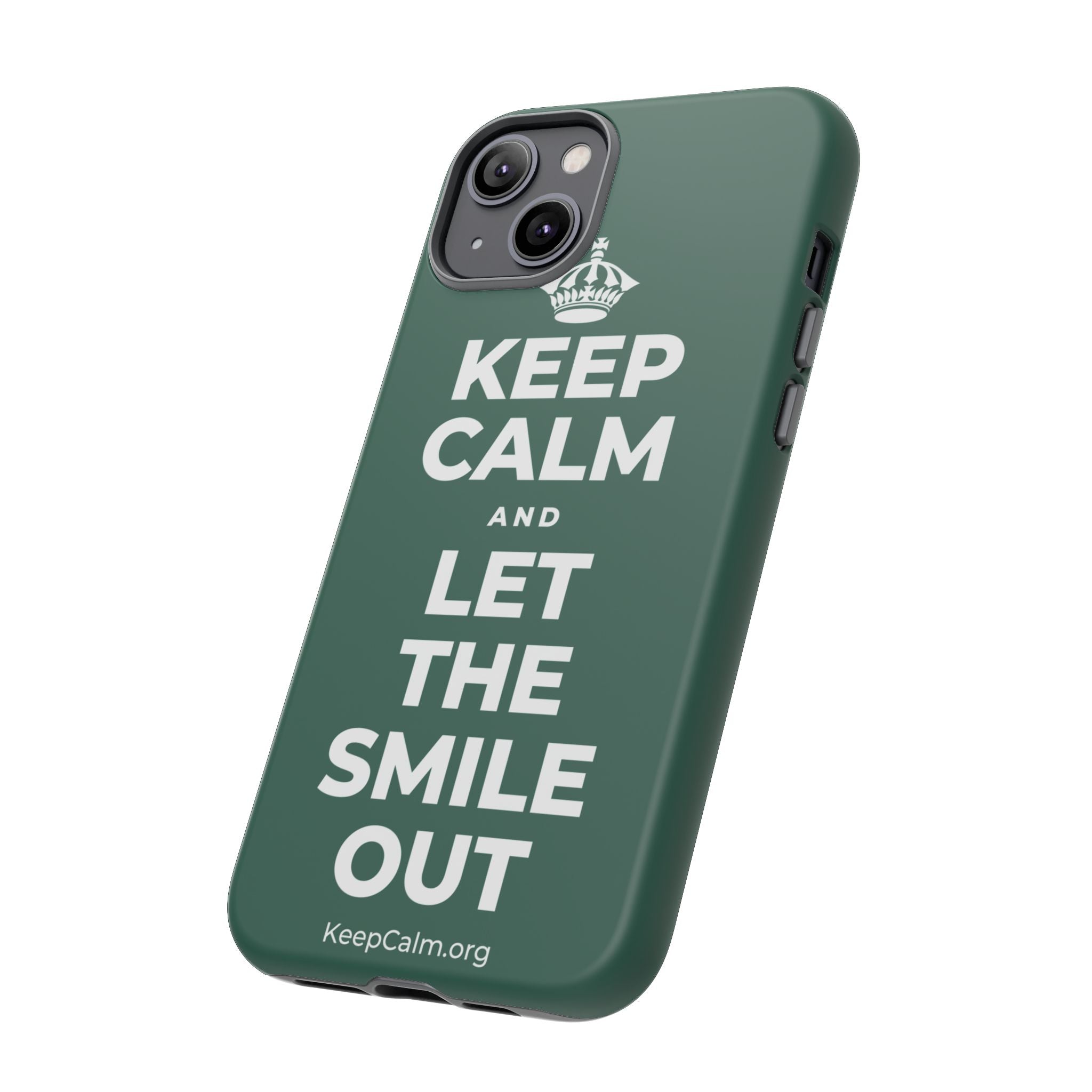 KEEP CALM AND LET THE SMILE OUT Phone Case