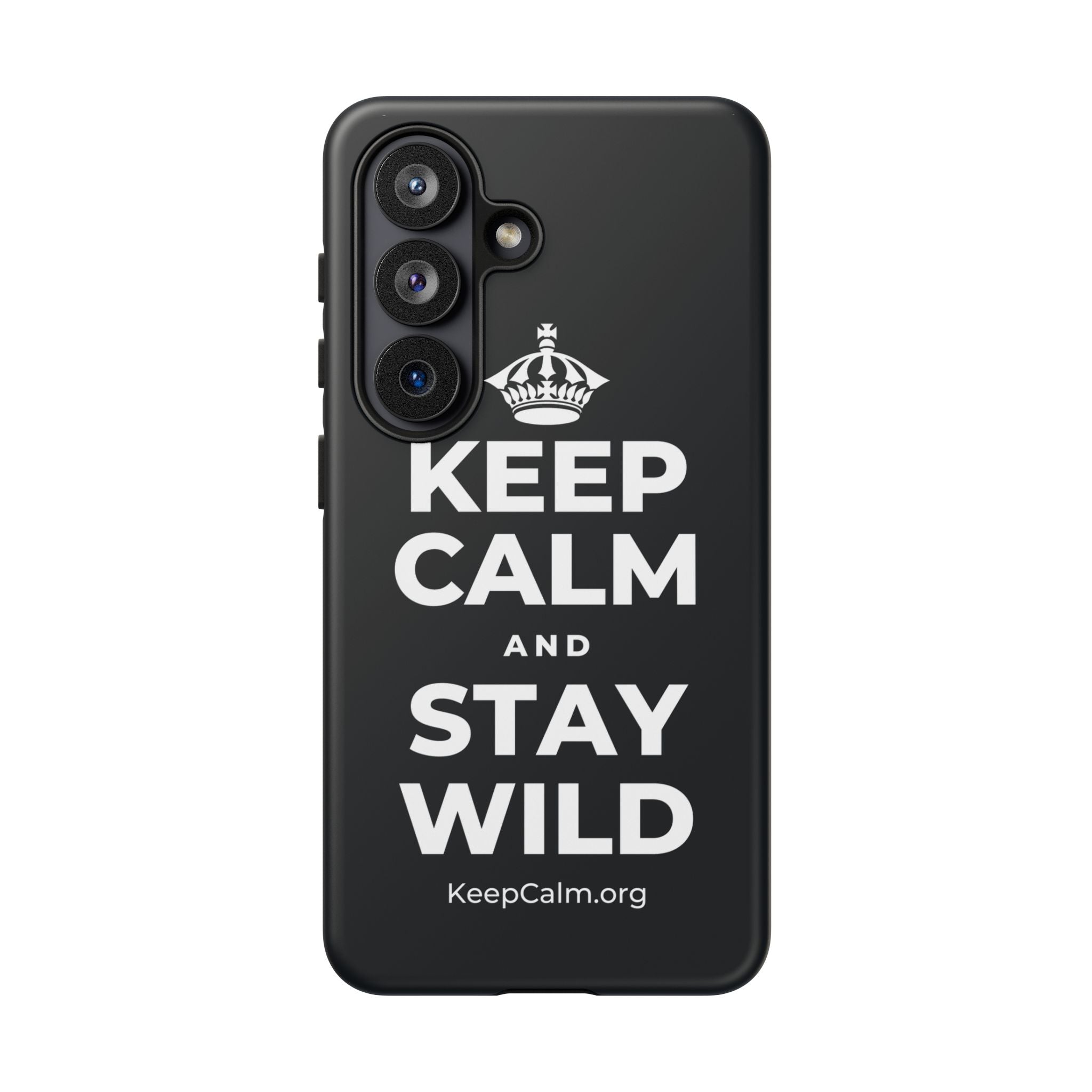 KEEP CALM AND STAY WILD Phone Case (Dark)