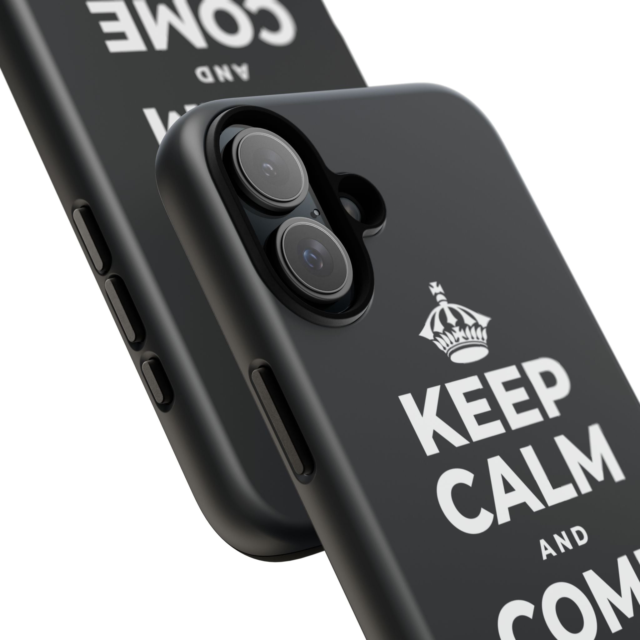 KEEP CALM AND COME BACK TO NOW Phone Case (Dark)