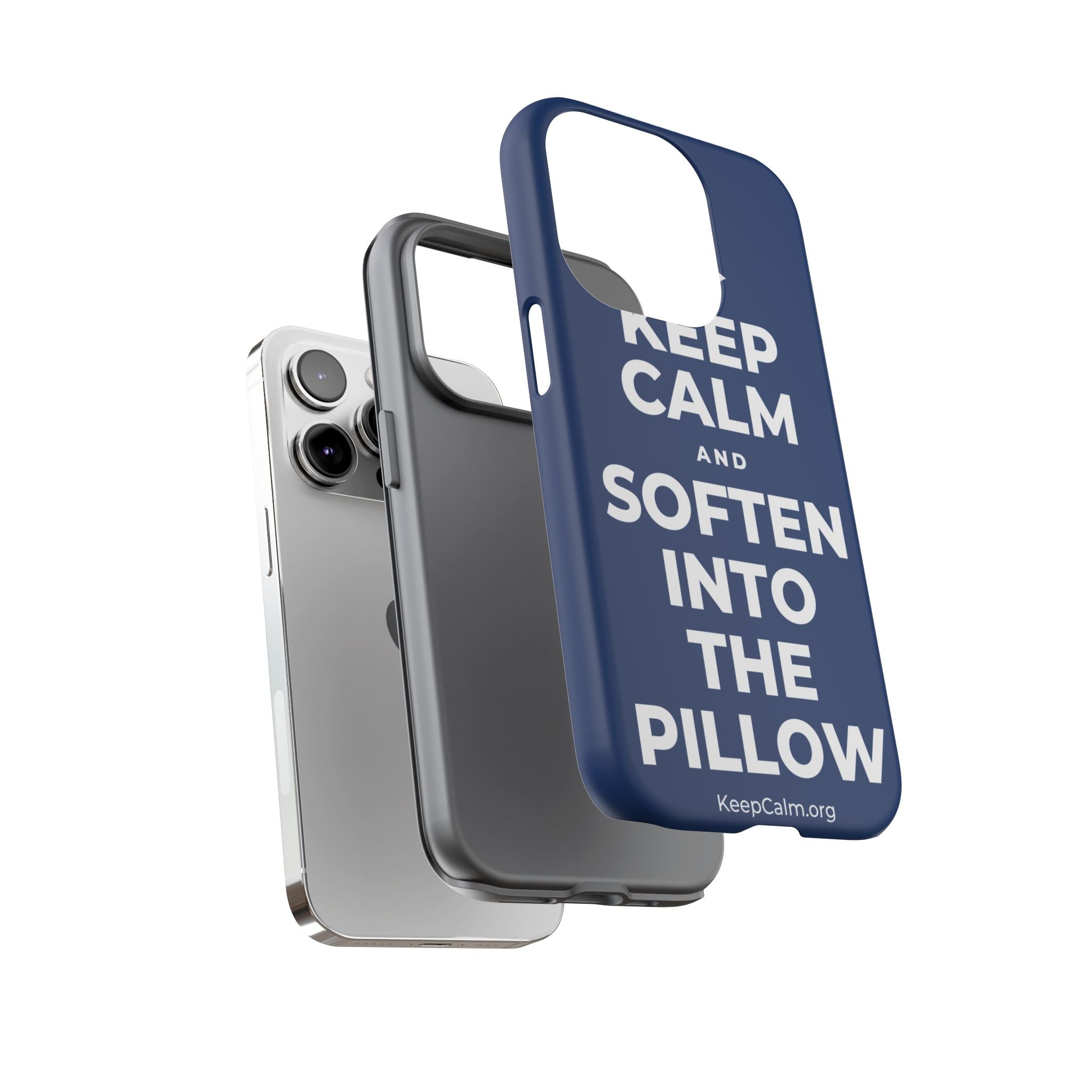 KEEP CALM AND SOFTEN INTO THE PILLOW Phone Case