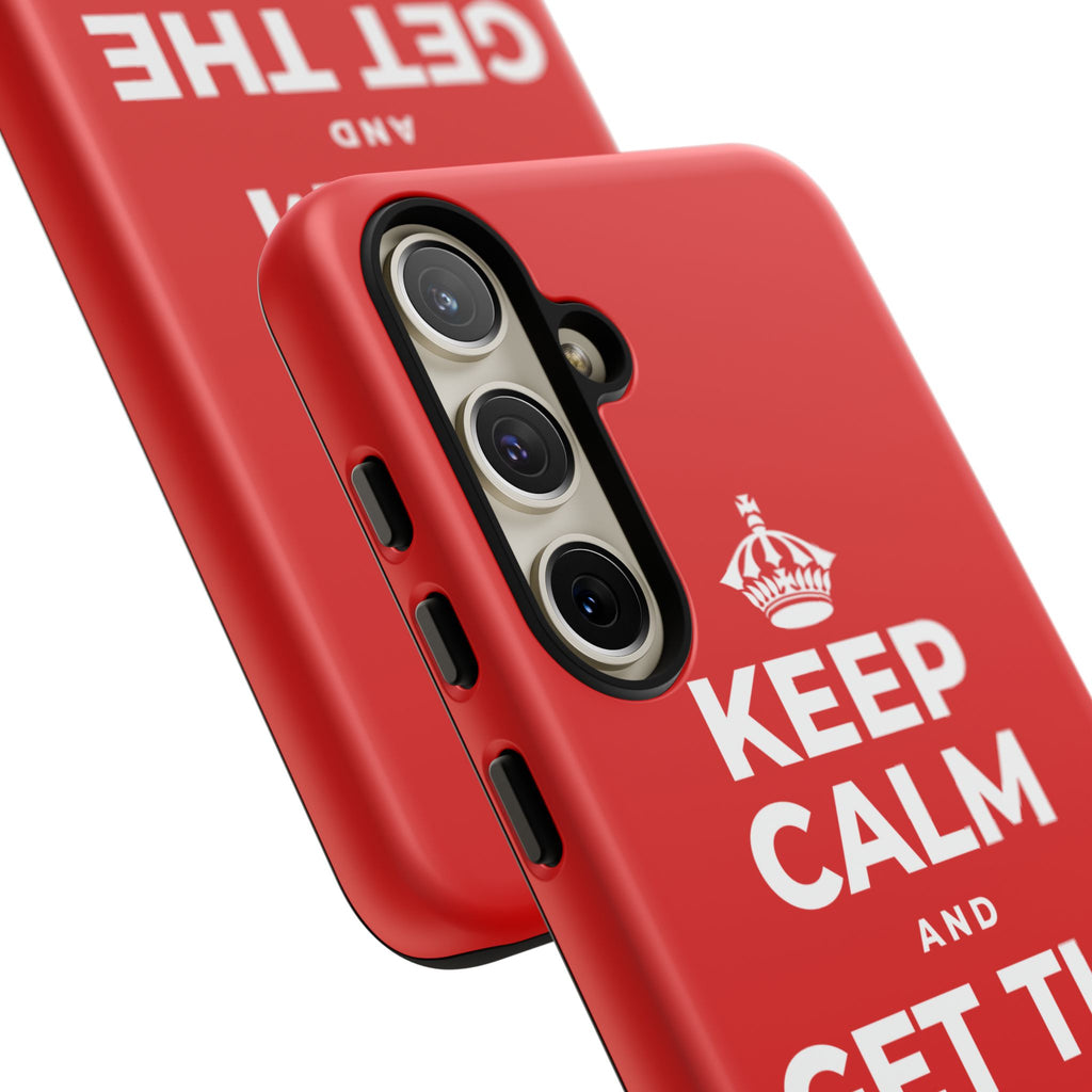 KEEP CALM AND GET THE PARTY STARTED Phone Case