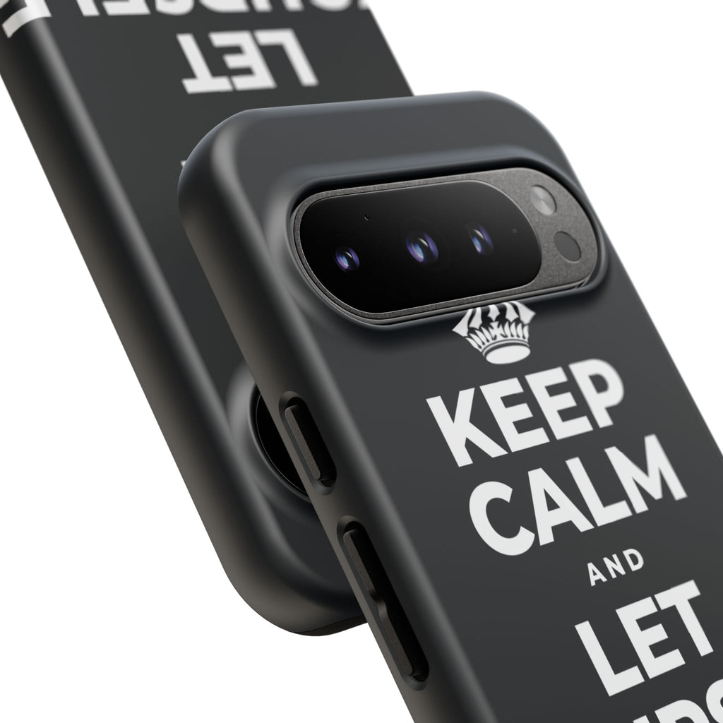 KEEP CALM AND LET YOURSELF SLOW DOWN Phone Case (Dark)