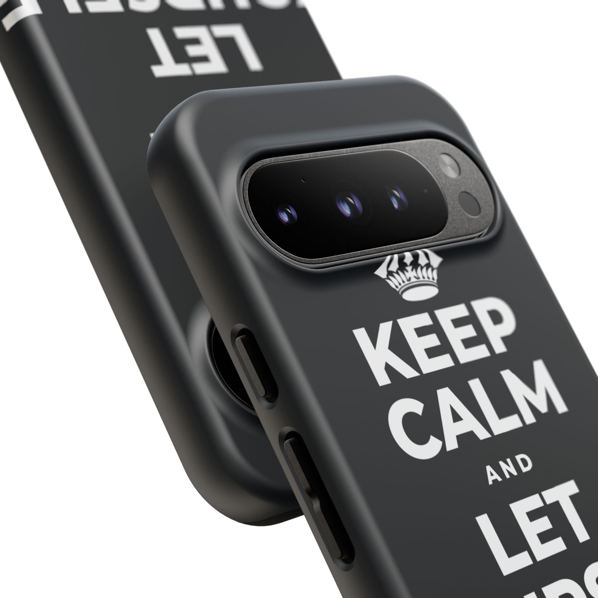KEEP CALM AND LET YOURSELF SLOW DOWN Phone Case (Dark)