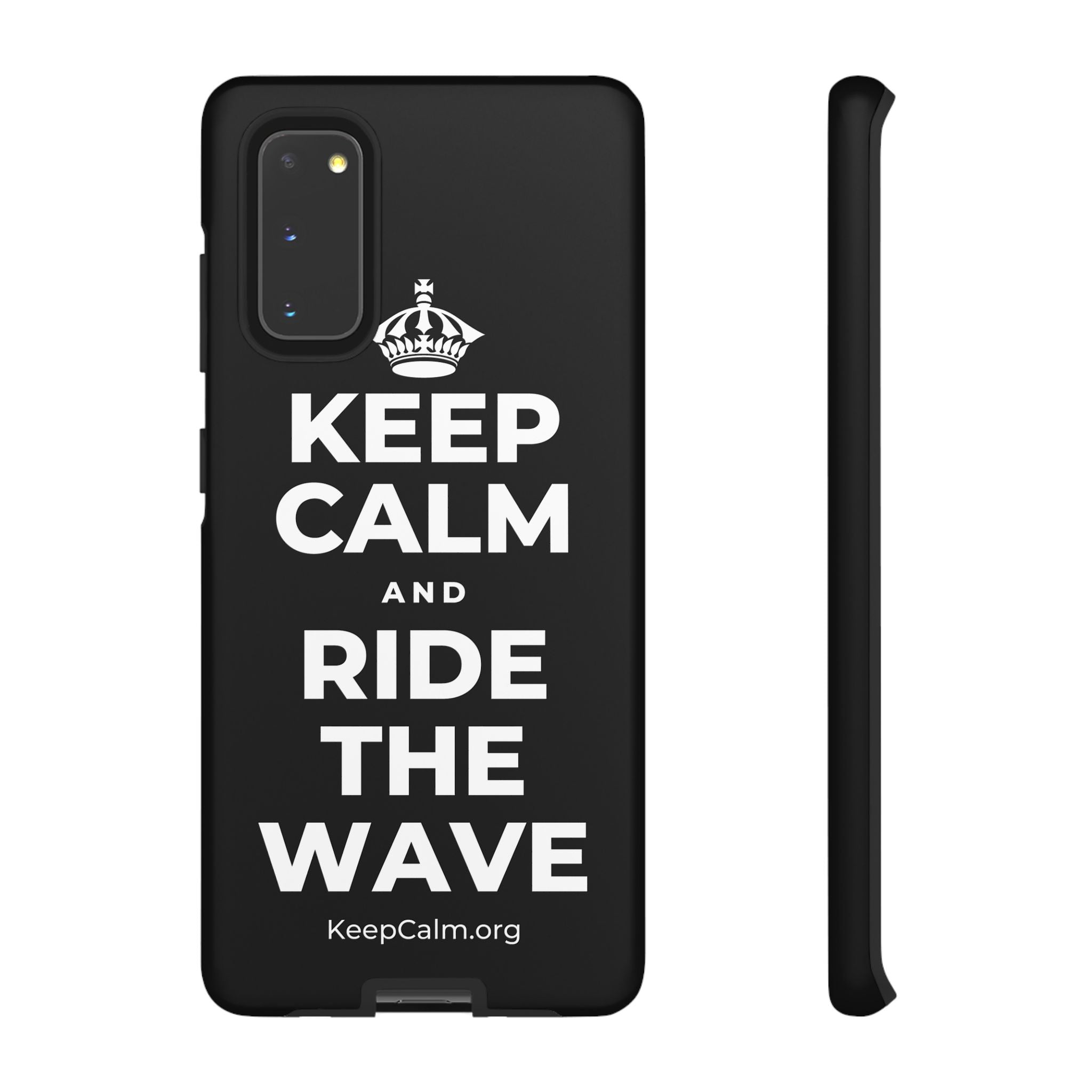 KEEP CALM AND RIDE THE WAVE Phone Case