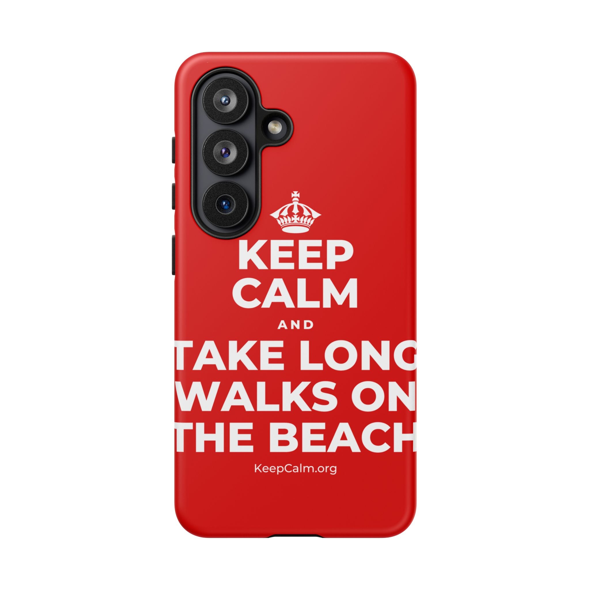 KEEP CALM AND TAKE LONG WALKS ON THE BEACH Phone Case