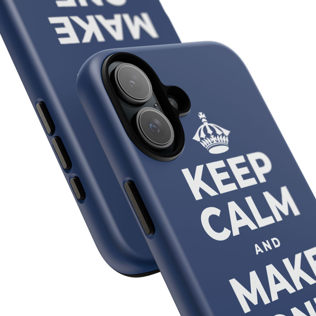 KEEP CALM AND MAKE ONE SMALL CHANGE Phone Case