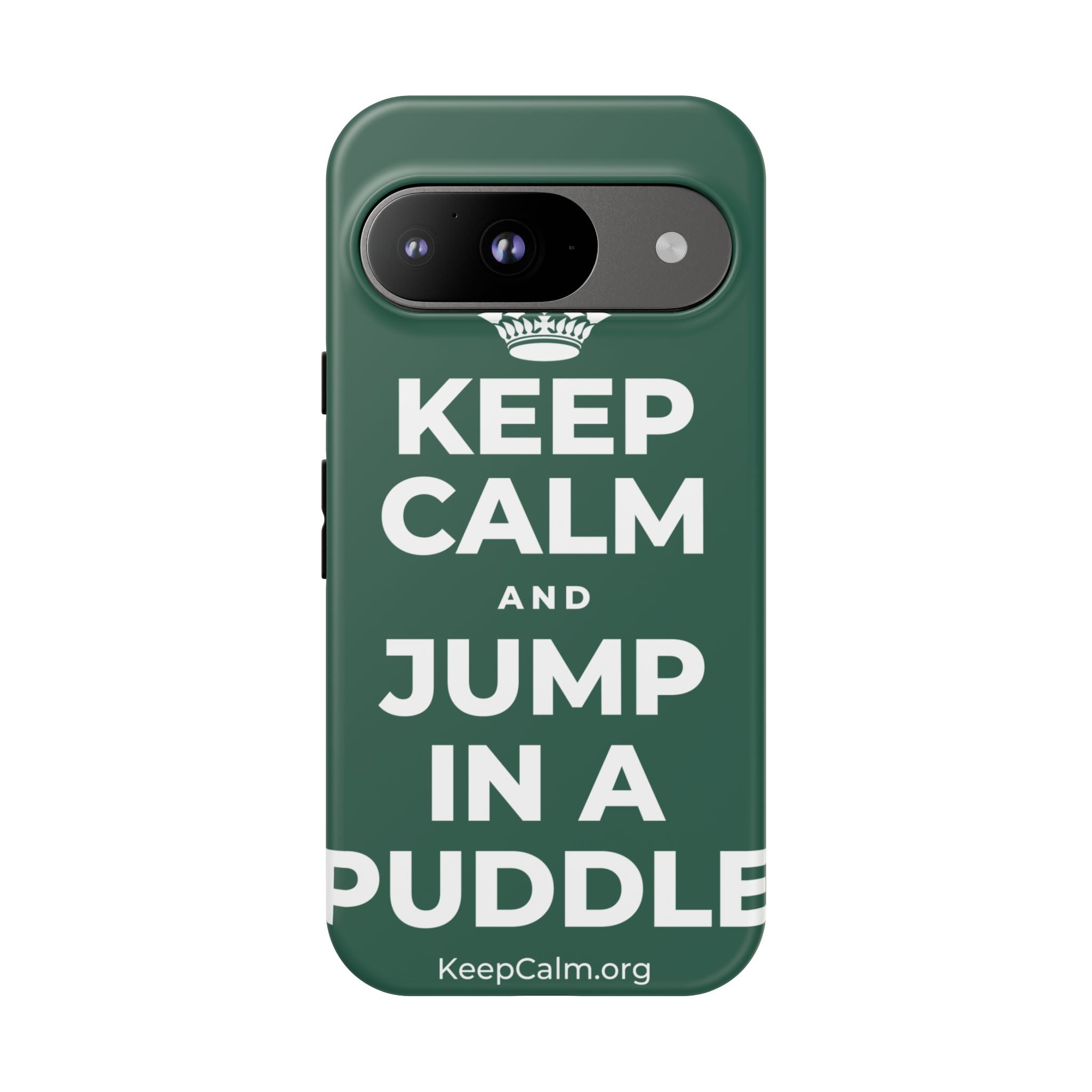 KEEP CALM AND JUMP IN A PUDDLE Phone Case