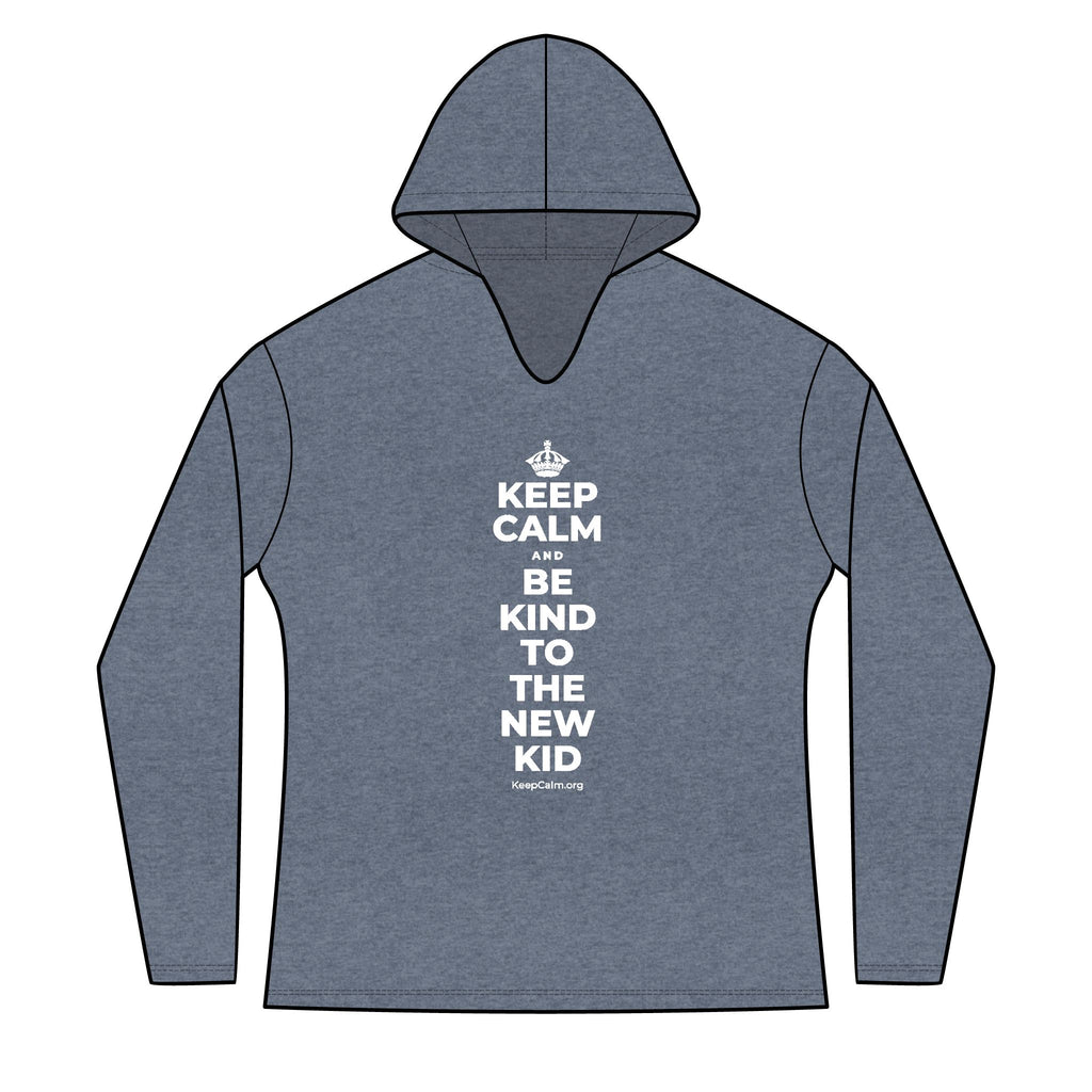 KEEP CALM AND BE KIND TO THE NEW KID Women's Long Sleeve Hoodie