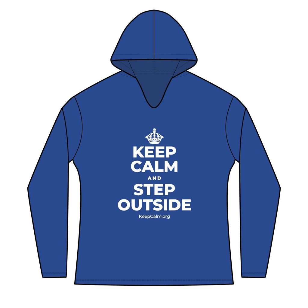 KEEP CALM AND STEP OUTSIDE Women's Long Sleeve Hoodie