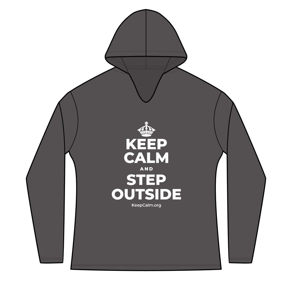 KEEP CALM AND STEP OUTSIDE Women's Long Sleeve Hoodie