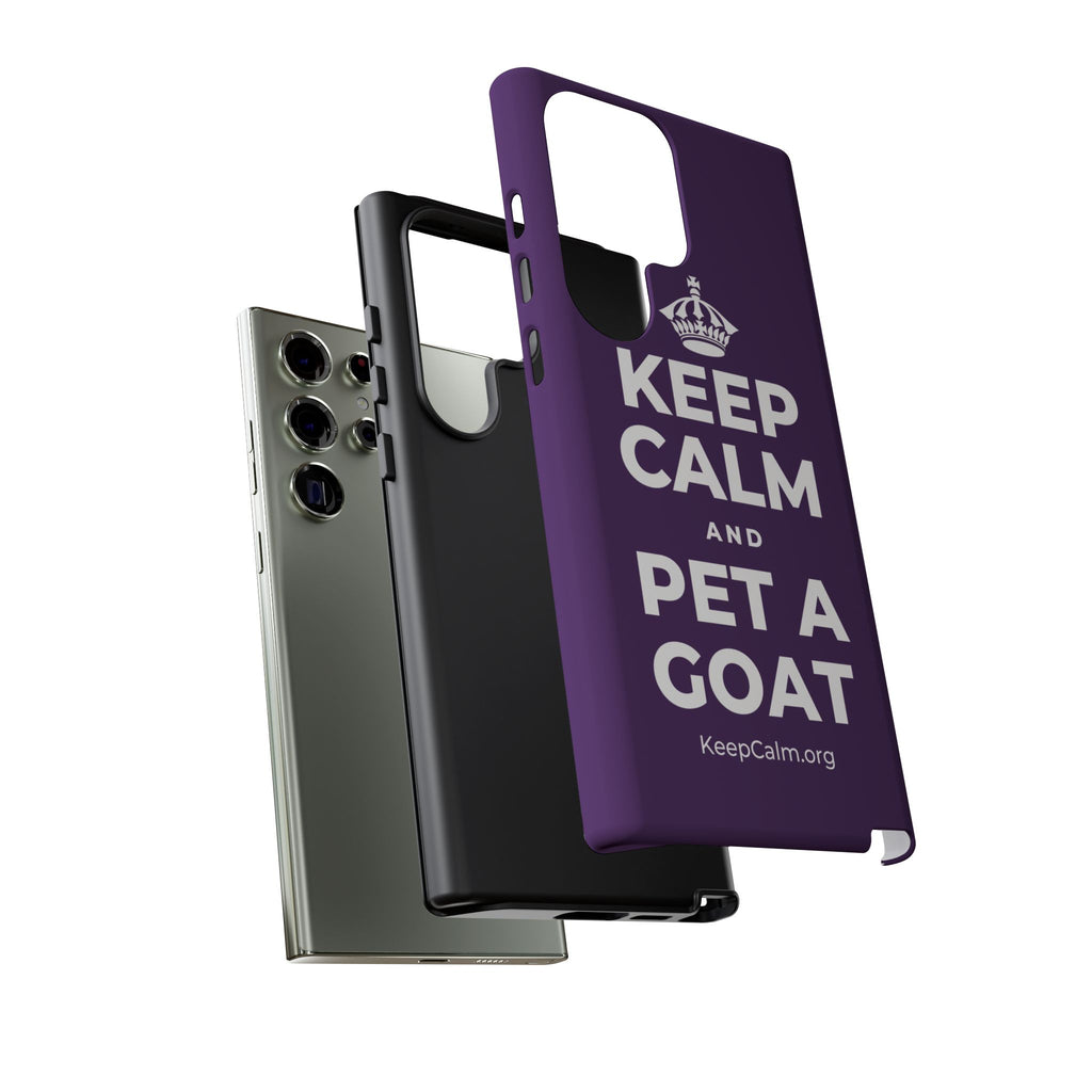 KEEP CALM AND PET A GOAT Phone Case